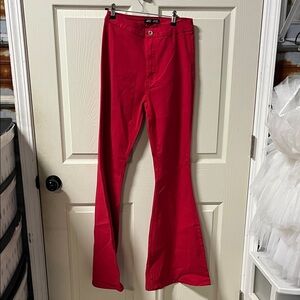 JC Jo red bell bottoms